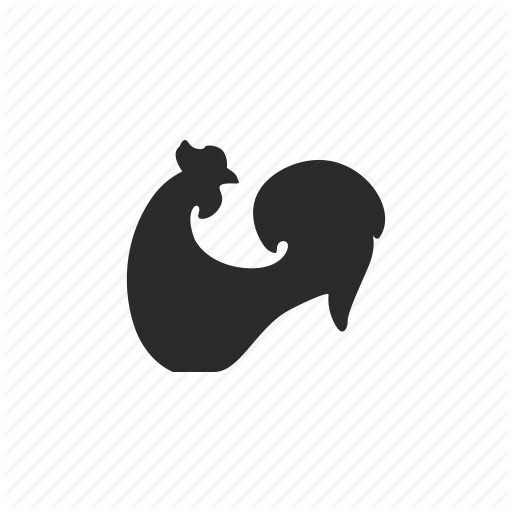 Chicken, Cock, France, Modern Icon