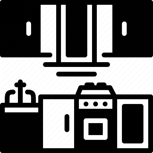 Cooking, Kitchen, Kitchenette, Modern, Table Icon