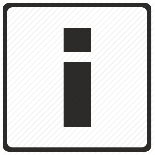 Alphabet, I, Latin, Letter, Modern Icon