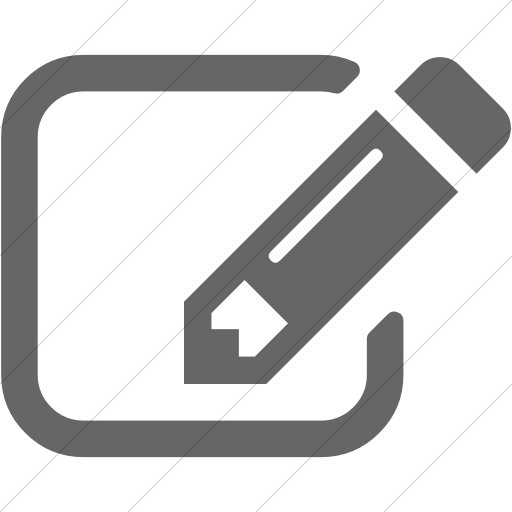 Simple Gray Bootstrap Font Awesome Edit Icon
