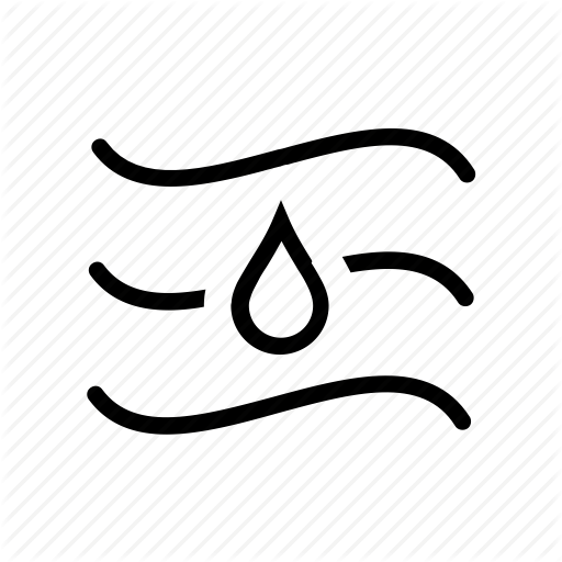 Humidity, Moisture, Water, Wet, Wetness Icon