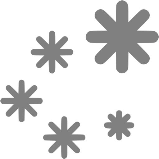 Gray Snow Storm Icon