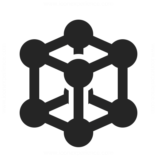 Cube Molecule Icon Iconexperience