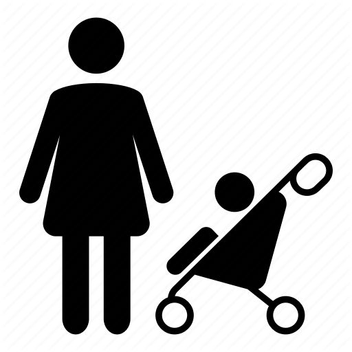 Baby, Family, Kid, Mom Icon