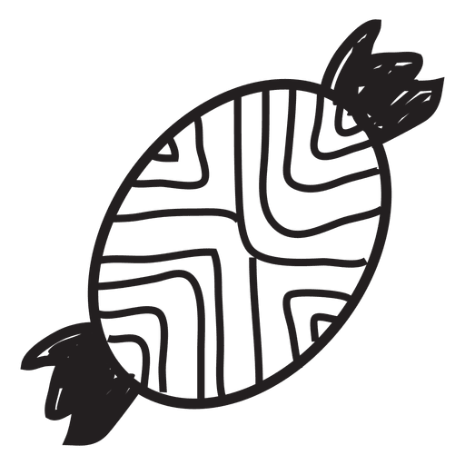 Candy Hand Drawn Stroke Icon