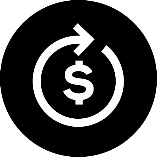 Refund, Business, Commerce, Money, Bank, Financial Icon