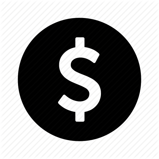 Circle, Dollar, Money Icon