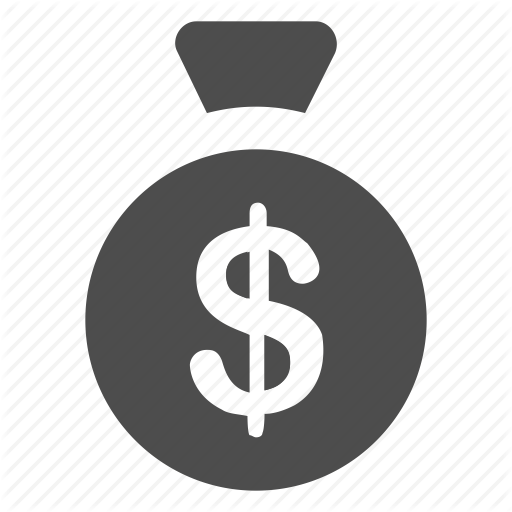 Bag, Bank, Dollar, Money, Sign Icon