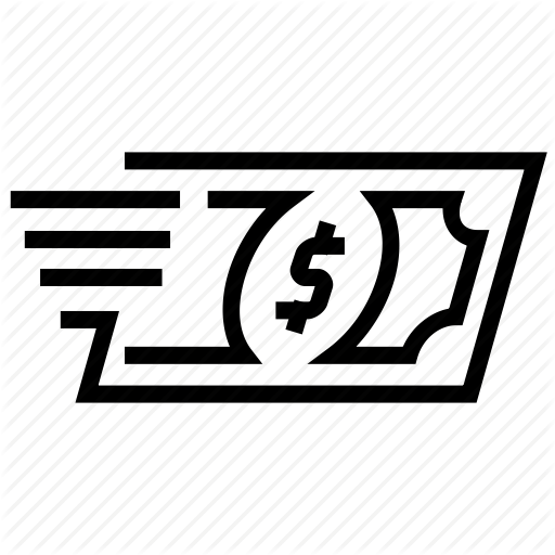 Cash, Dollar, Fast, Money, Quick, Speed, Transfer Icon