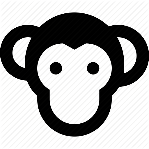 Face, Monkey Icon