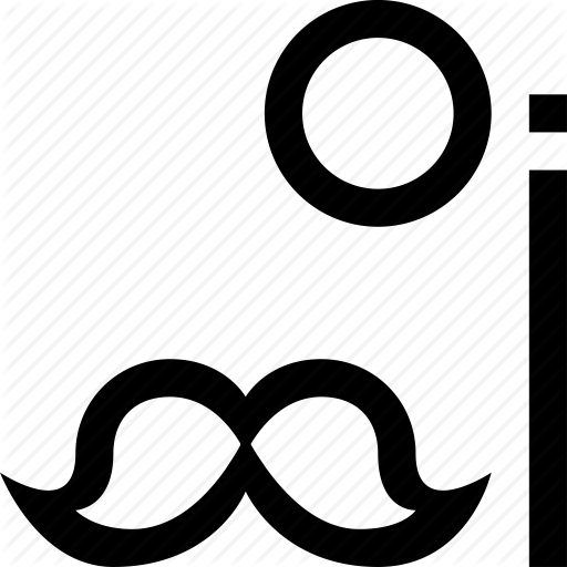 Monocle, Moustache Icon