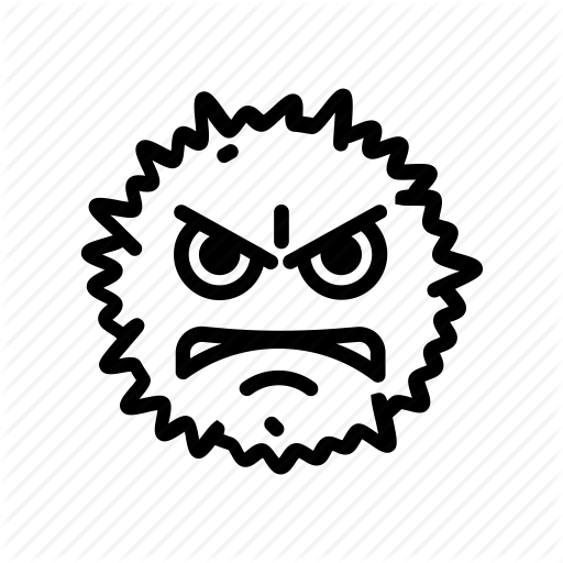 Angry, Crature, Furry, Furry Ball, Mad, Monster Icon