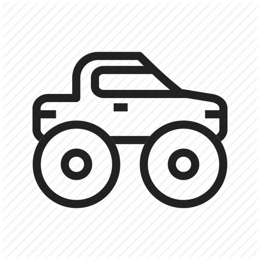 Big, Drive, Monster, Offroad, Race, Truck, Vehicle Icon