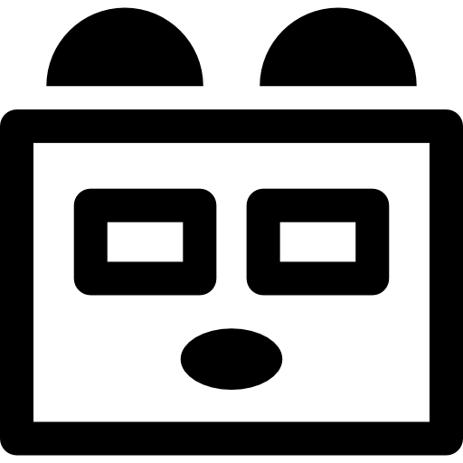 Animal Face Made Of Shapes Icons Free Download