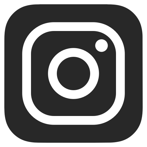 Unique Black And White, Dark Grey, Instagram Icon This Month