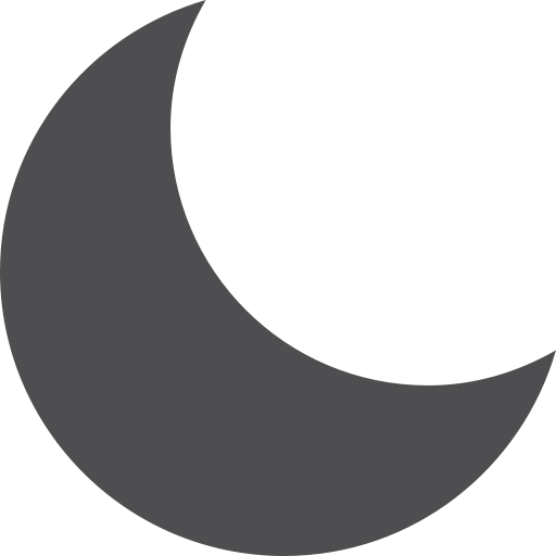 Fill, Moon Icon
