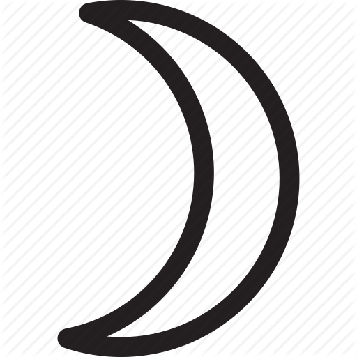 Month, Moon, Phase Icon