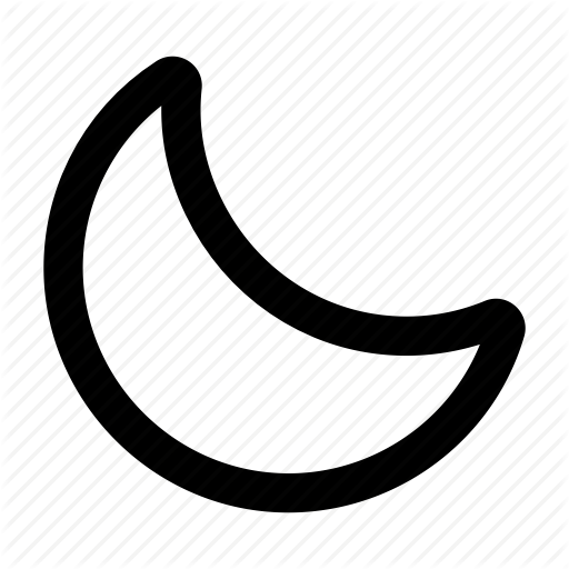 Mode, Moon, Night Icon