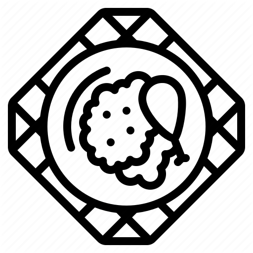 Chicken, Eating, Leg, Meal, Restaurant, Thanksgiving, Turkey Icon