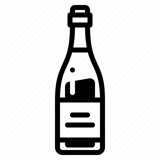 Alcohol, Bottle, Celebration, Champagne, Drinking, Wine Icon