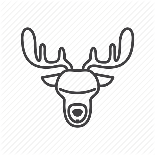 Animal, Deer, Hunt, Hunter, Hunting, Moose Icon
