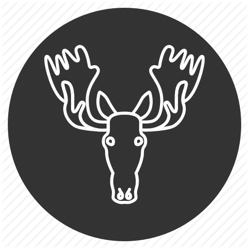 Avatar, Elk, Head, Horns, Moose, Power, Wild Animal Icon