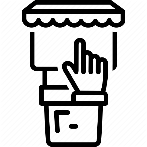 Kiosks, Screen, Stand, Technology, Touchscreen Icon