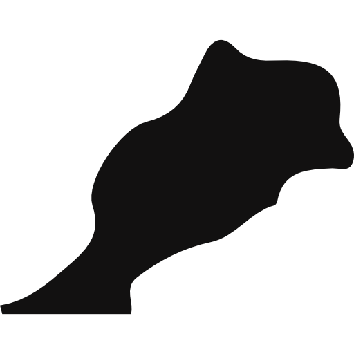 Morocco Country Map Icons Free Download