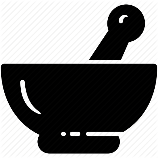 Bowl, Container, Health, Mortar, Pestle, Pharmacy Icon