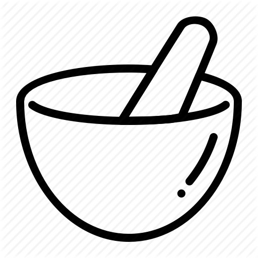 Bowl, Grind, Hand, Kitchen, Mix, Mortar, Pestle Icon