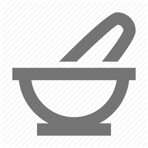 Create, Hospital, Make, Medical, Mortar, Pestle, Tool Icon