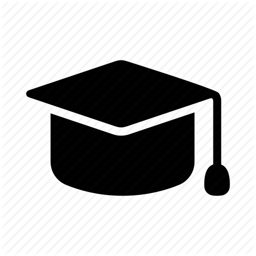 Academic Cap, Degree, Diploma, Graduation, Mortarboard Icon