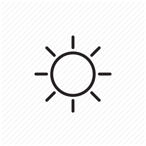 Outline Of Sunny Weather