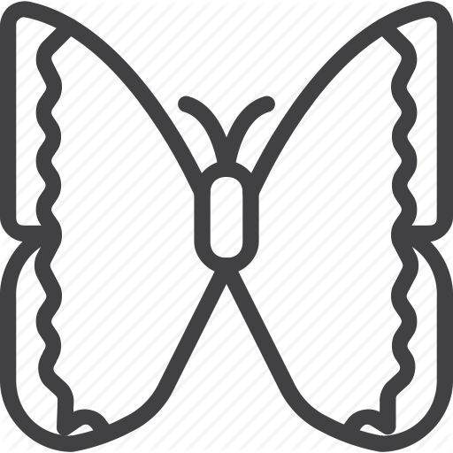 Butterfly, Moth, Wing Icon