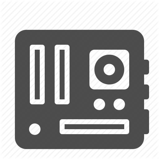 Hardware, Motherboard, Technology Icon