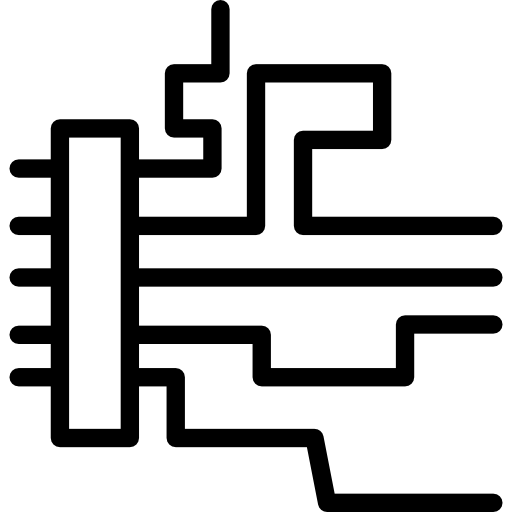 Motherboard Lines Icons Free Download