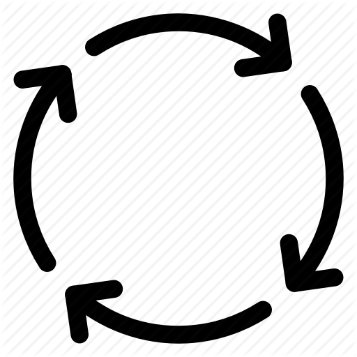 Arrows, Circle, Circular, Circulation, Loop, Motion Icon