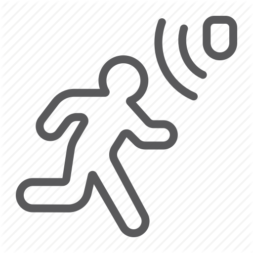Danger, Detection, Detector, Guard, Motion, Security Icon