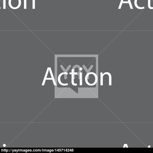 Action Sign Icon Motivation Button With Arrow Seamless Pattern