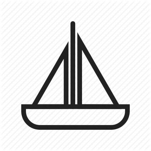 Boat, Paper, Sailboat, Ship, Small, Toy, Yacht Icon