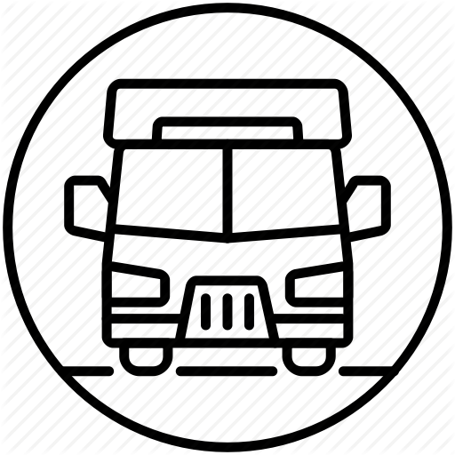 C Camper, Camping, Home, House Van, Motorhome, Vacation Icon