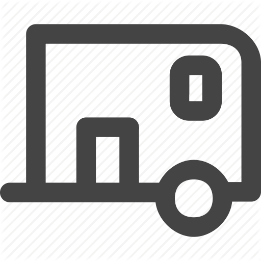 Camper, Camping, Caravan, Motorhome, Transport, Travel Icon