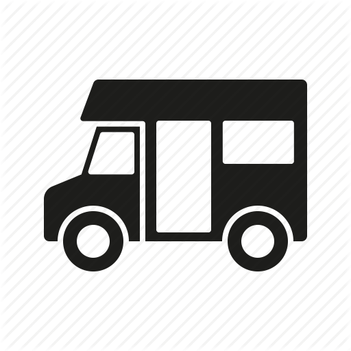 Camper, Holiday, Mobile Home, Motorhome, Travel, Vacations, Van Icon