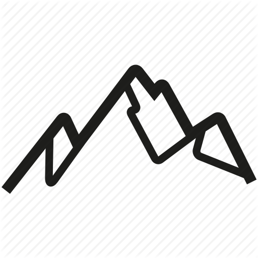 Camping, Mountain, Mountains Icon