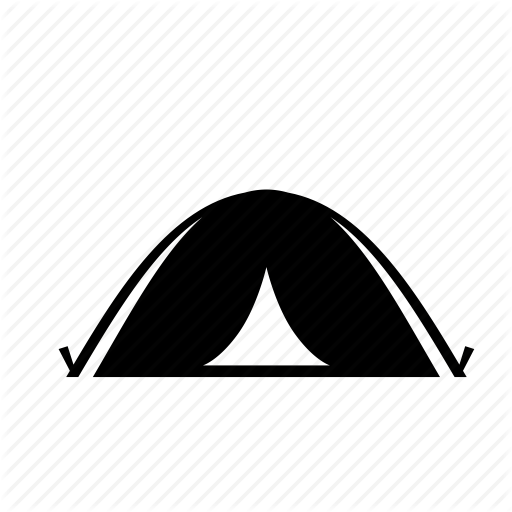Camping, Mountain, Sleep, Tent Icon
