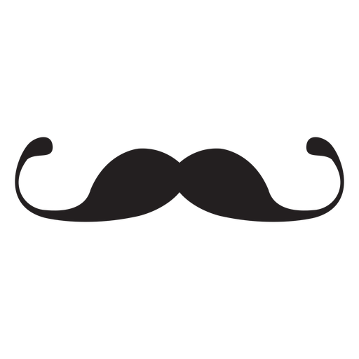 Thin Handlebar Moustache Icon