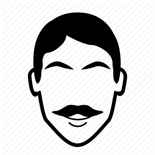Facial Hair, Man, Mustache, Simplemoustache Icon