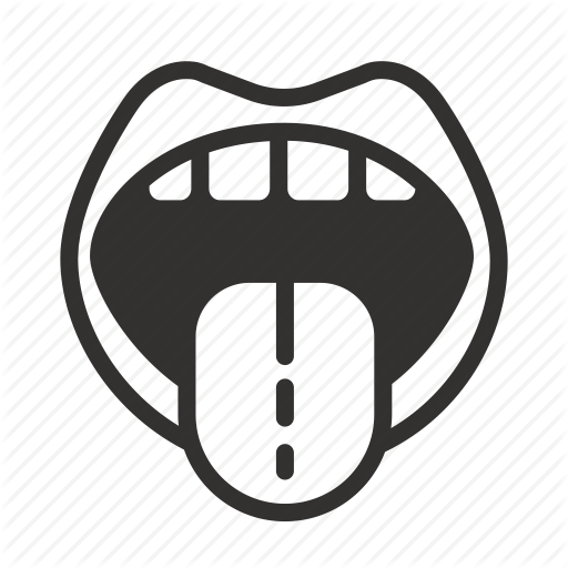 Languages, Mouth, Teeth, Tong Icon