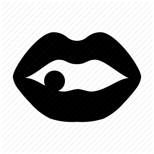 Lips, Mouth, Pill Icon