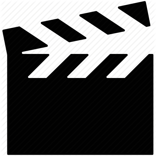 Clapboard, Clapper, Clapperboard, Movie Clapper, Movie Flap Icon